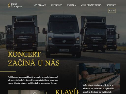 zajišťujeme transport klavírů a pianin pro velké evropské výrobce, obchodníky i menší restaurační dílny a soukromé osoby. jsme největší přepravní společnost pian v české republice a pomůžeme vám s jejich kompletním transportem včetně odborné péče a montáže.