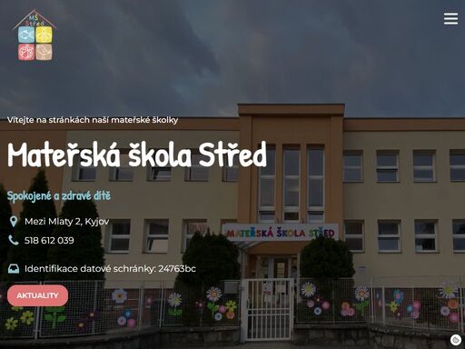 usilujeme o to, aby se děti v naší mš cítily svobodně a bezpečně, měly vytvářeno dostatečně podnětné prostředí, které v nich probudí chuť poznávat a zkoumat.