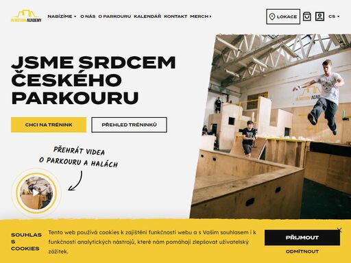 provozujeme parkourové haly v několika městech, vedeme tréninky, pořádáme akce a podporujeme parkour u nás. parkour bereme jako nástroj osobního rozvoje - fyzického i psychického. in motion academy
