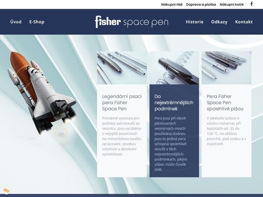 dnes již legendární psací pera fisher space pen byla primárně vyvinuta pro potřeby astronautů ve vesmíru.
