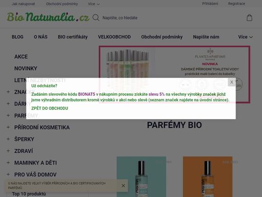 přírodní certifikovaná kosmetika z francie: acorelle - bio parfémy, přírodní edt. plantes & parfums - přírodní edt, přírodní sojové svíčky, parfémy do interiéru. fleurance nature - biokosmetika s mateří kašičkou, s lopuchem, s aloe vera. argandia - biokosmetika na bázi vzácných olejů opuncie a arganu z fairtradu.…