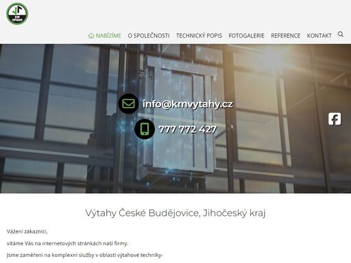 servis, modernizace výtahů české budějovice, tábor, jihočeský kraj