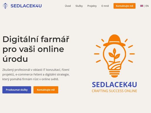 pomáhám firmám růst a uspět online – díky zkušenostem v it, řízení projektů, e-commerce a chytrém plánování.