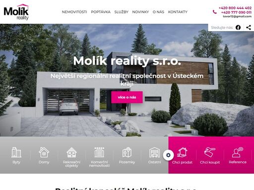 každý den stovky nových nemovitostí, reality. nemovitosti na prodej či pronájem v každém místě. přehledný katalog realit.