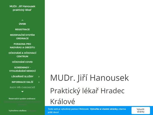 jiří hanousek praktický lékař hradec králové