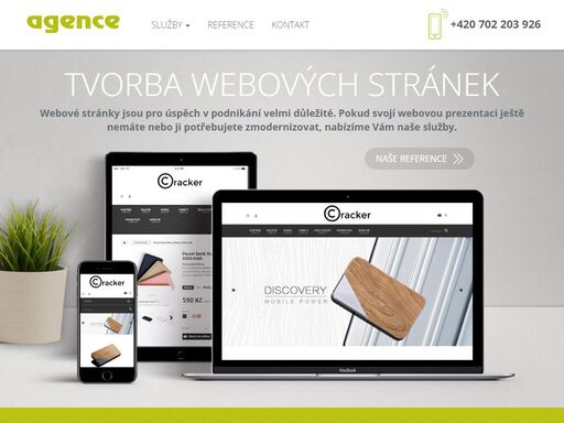 profesionální tvorba webových stránek. získejte přehledný web.