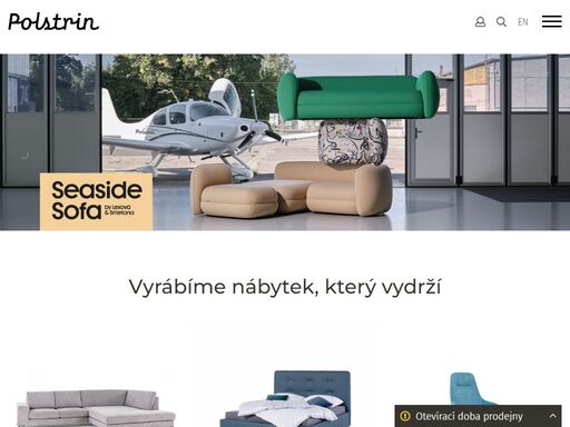 jsme česká rodinná firma s dlouholetou tradicí v oblasti výroby čalouněného nábytku. v našem portfoliu naleznete sedací soupravy, křesla, postele, doplňky.