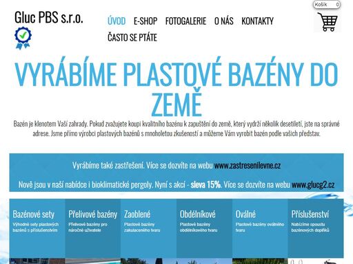 vyrábíme plastové bazény prvotřídní kvality. bazény vám zhotovíme na míru s veškerým příslušenstvím. dodáváme do střední evropy.