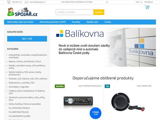 homepage, spojař.cz   baofeng.cz   nagoya.cz   autorádiagrundig.cz   e-shopy pro vás