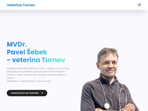 veterinární lékař mvdr. pavel šebek - veterinární ordinace turnov