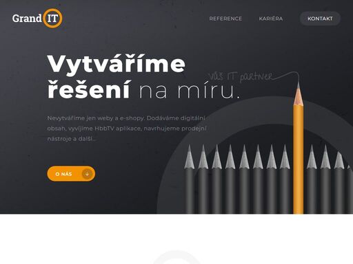 jsme kreativní it agentura, tým kreativců, markeťáků, analytiků, produkťáků, architektů i vývojářů na jedné adrese.