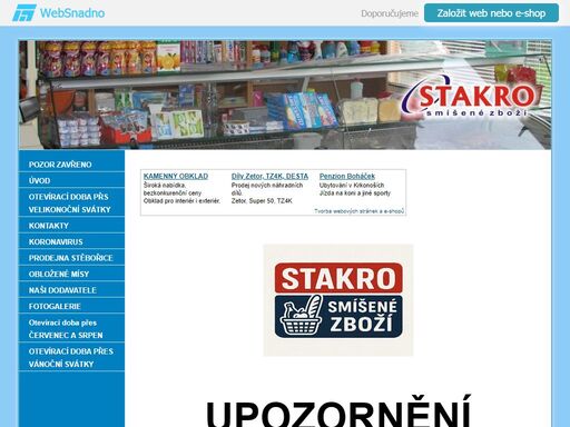 stakro - smíšené zboží