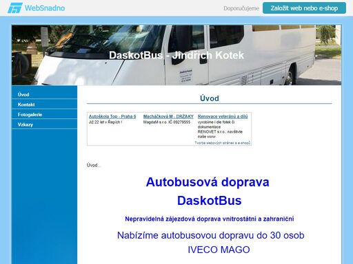 autobusová doprava do 30 osob
