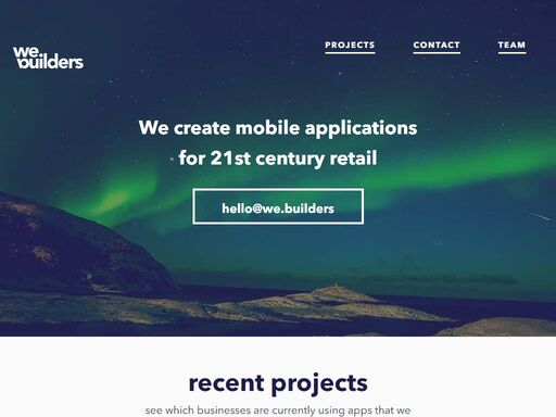 mobile app development studio with strong focus on retail