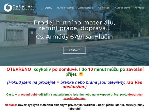 ing. martin ostárek-prodej a dovoz hutního materiálu a pletiva. půjčovna haki lešení ostárek. rodinná firma s řadou spokojených zákazníků.