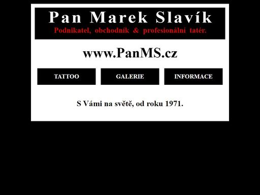 www.panms.cz pan marek slavík