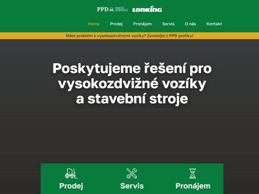 vysokozdvižné vozíky a stavební stroje – prodej, servis a pronájem od specialistů z ppd první servisní s.r.o. v moravskoslezském kraji