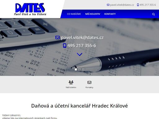 vedení účetnictví, daňové evidence, zpracování mezd a personalistiky hradec králové