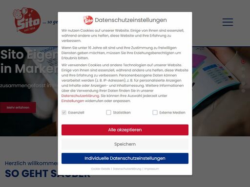 sito - hersteller von haushalts- und reinigungsprodukten. schwämme, tücher, topfreiniger, power clean vliespads uvm.
