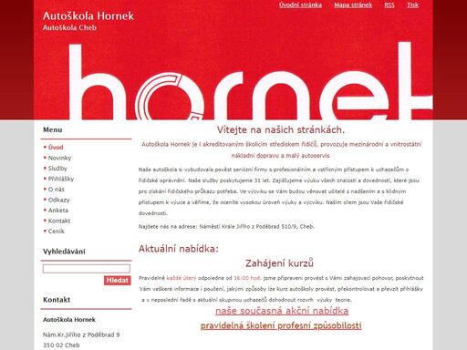 www.autoskolahornek.cz