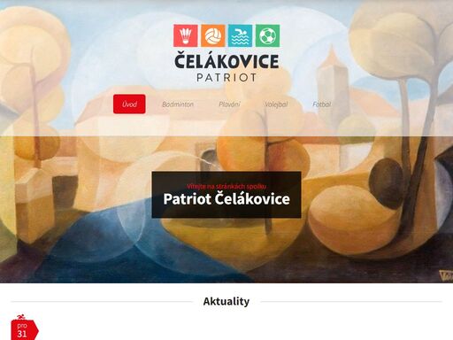 sportovní klub patriot čelákovice je samosprávný a dobrovolný svazek členů, kteří provozují sportovní činnost plavání, badmintonu a volejbalu