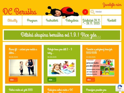 sledujte aktuality z dění v našem dětském centru ve zlíně. jsme zde již od roku 2009. děti bereme od 12 měsíců do 5-ti let.