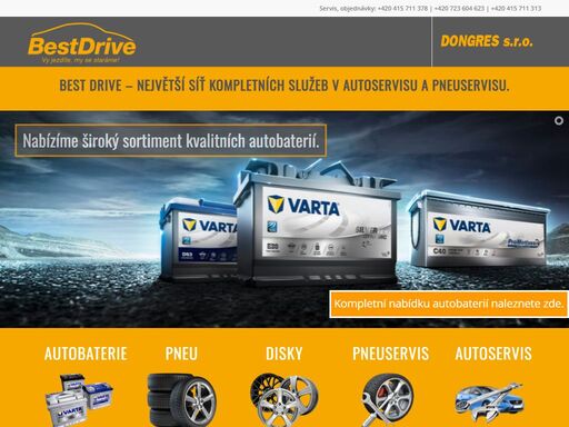 dongres pneu - široký sortiment pneu a disků, pneuservis osobních i nákladních vozů, atoservisní služby, opravy vozidel, diagnostika, servis klimatizací.