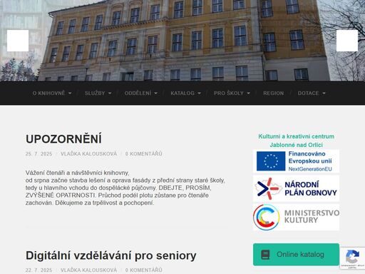 knihovnajablonne.cz