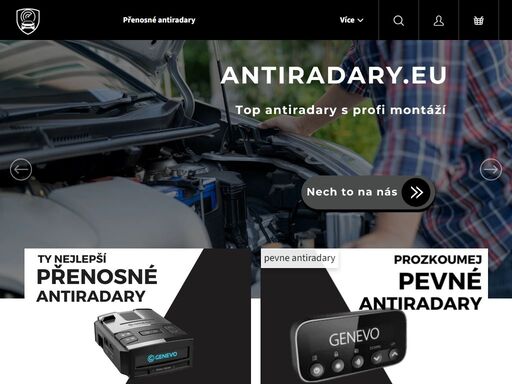 antiradary - antiradar, radarové detektory, laserové rušičky, beltronics i valentine one