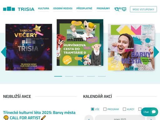 trisia, a.s., třinec • kulturní, vzdělávací a kongresový prostor v srdci beskyd.