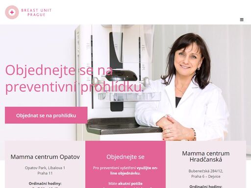 nestátní zdravotnické zařízení zajišťující preventivní a periodická vyšetření prsou. objednejte se na preventivní vyšetření: mammografie, ultrazvuk (sono), konzultace. #nejstenatosama