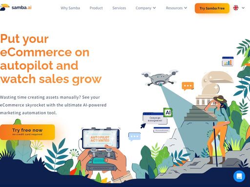 what characterizes samba as an a.i. marketing platform? it is the ability to deliver customer personalization at scale.