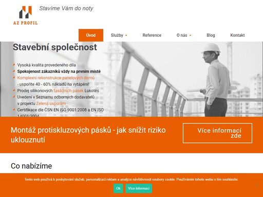 rekonstrukce panelových objektů, střech, střešních plášťů, lodžií, teras, montáže zateplovacích systémů a další stavební práce nejen v praze.