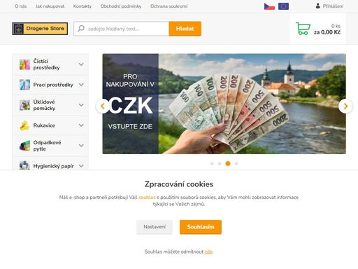e-shop drogerie levně, velký výběr