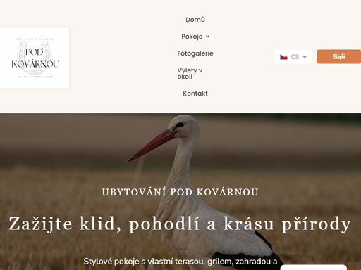 stylové pokoje s vlastní terasou, grilem, zahradou a dětským hřištěm. parkoviště přímo v areálu ubytování