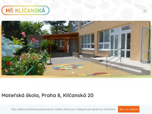 mateřská škola klíčanská je architektonicky koncipovaná jako jednopatrová budova, prostorově členěná na čtyři třídy. nachází se v městské části prahy 8 kobylisy. 