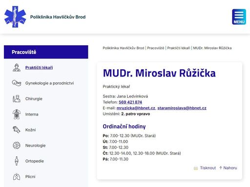 sdružení ambulantních lékařů, poliklinika havlíčkův brod