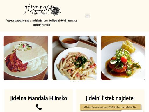 vegetariánská jídelna v hlinsku - volejte 606 434 207. vaříme pro vás v pracovní dny v čase 7-14hod. rozvoz po hlinsku a blízkém okolí zdarma. těšíme se vás.