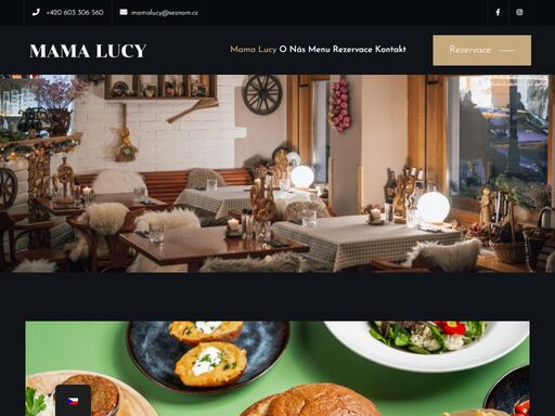 mama lucy - přijďte do naší restaurace poznat, jak vypadá pravá staročeská slavnostní večeře. - #mamalucy - mamalucy