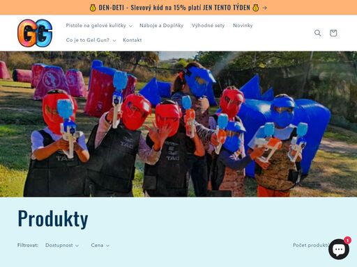 největší nabídka gel gunů za skvělé ceny! unikátní hračka pro skutečné dobrodružství a bojovu taktiku. gelové náboje kuličky po nárazu prasknou a do 24 hodin se vypaří, nezanechají žádný nepořádek ani skvrny. můžete střílet, kde chcete a nemusíte myslet na úklid.