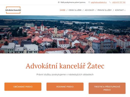 poskytujeme právní poradenství v jednotlivých oborech práva české republiky ve městech žatec, louny, celý ústecký kraj.
