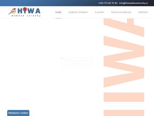 tvorba webových stránek, e-shopů a digitální grafiky ve webovém studiu hiwa webové stránky chrudim.
