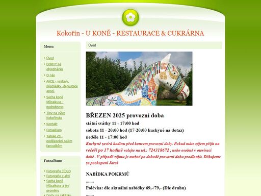 rodinná restaurace & cukrárna u koně v kokoříně