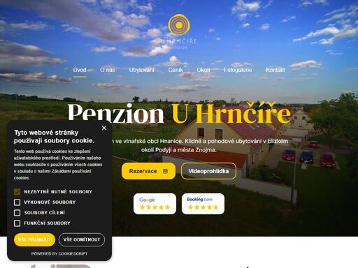 nádherné ubytování se zahradou v rodinném penzionu na znojemsku, v srdci vinařství, podyjí a turistiky.