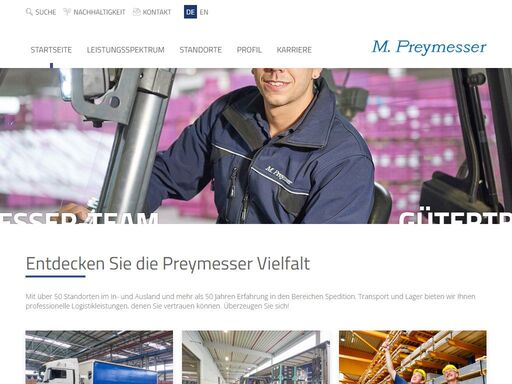 wir sind ihr professionelle partner für logistikleistungen in den bereichen spedition, transport und lager mit über 50 standorten im in- und ausland.