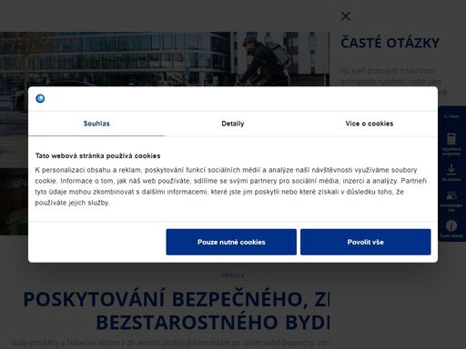 naše produkty a řešení se sídlem v 26 zemích poskytují komunitám po celém světě bezpečný, zdravý a bezstarostný život pro současné i budoucí generace.