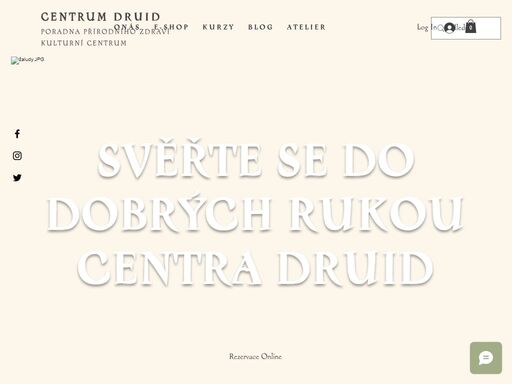 centrum druid je zařízení poskytující služby alternativní medicíny pro lidi a zvířata, esoterickou poradnu a bylinářství