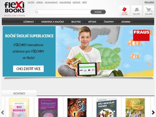 flexibooks nabízí více než 6 000 titulů | naučná a odborná literatura | e-knihy a interaktivní učebnice
