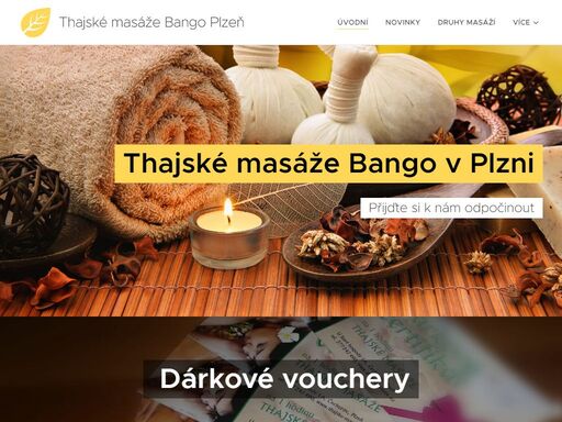 thajské masáže v plzni. nabízíme opravdový požitek pro všechny vaše smysly. relaxační i zdravotní masáže od skutečných profesionálů. vyzkoušejte thajské masáže.