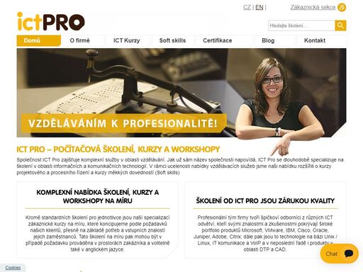 vítejte na našich stránkách, kde naleznete širokou nabídku it kurzů 